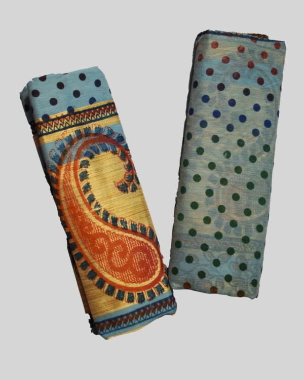 Printed Ghisa Cotton Mekhela Sador &ndash; Traditional NorthEast