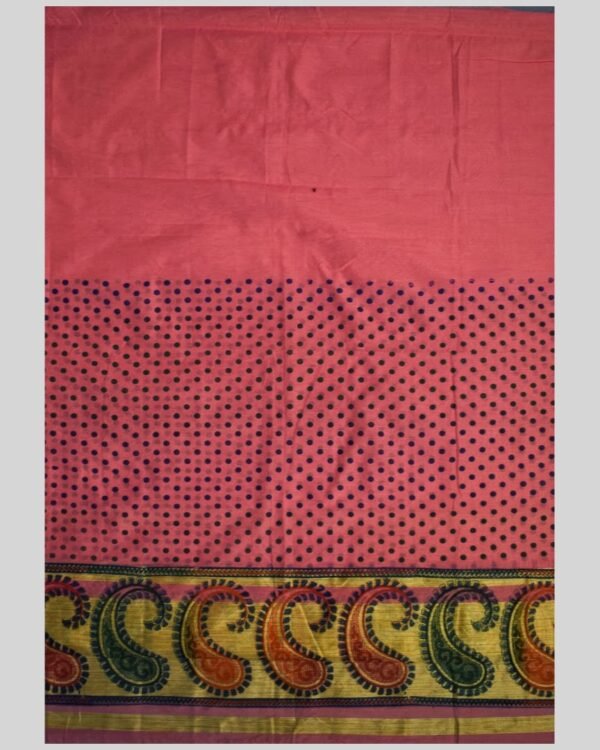 Printed Ghisa Cotton Mekhela Sador &ndash; Traditional NorthEast
