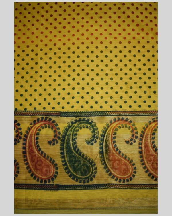 Printed Ghisa Cotton Mekhela Sador &ndash; Traditional NorthEast