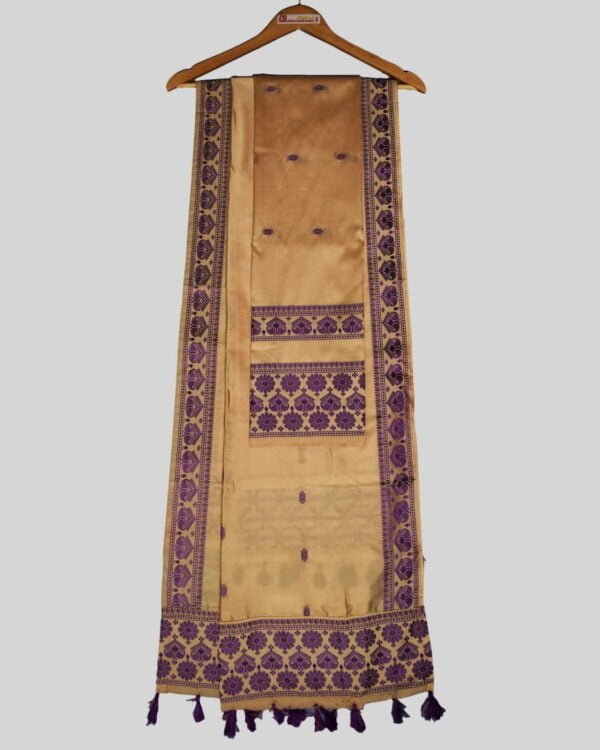 Kids Resom Poly Paat Mekhela Sador &ndash; Traditional NorthEast