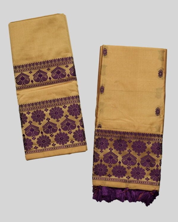 Kids Resom Poly Paat Mekhela Sador &ndash; Traditional NorthEast