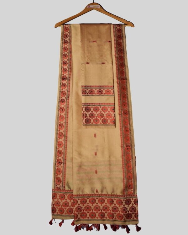 Kids Resom Poly Paat Mekhela Sador &ndash; Traditional NorthEast