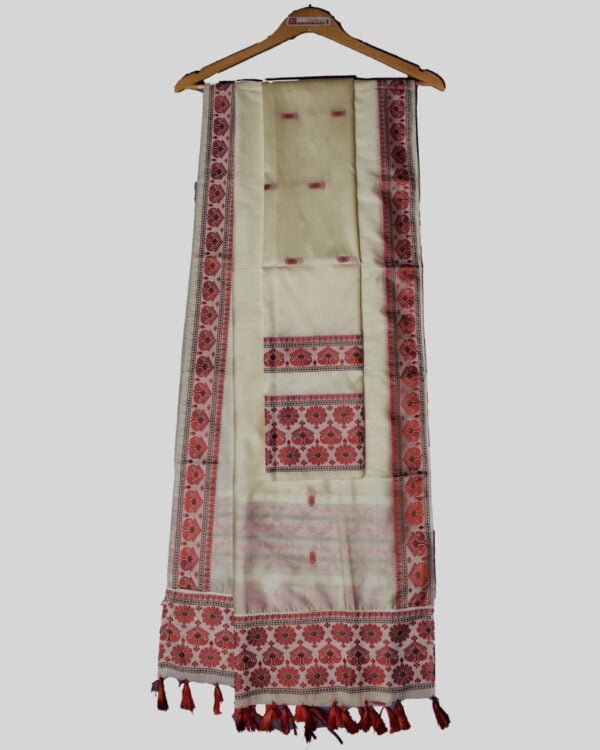 Kids Resom Poly Paat Mekhela Sador &ndash; Traditional NorthEast