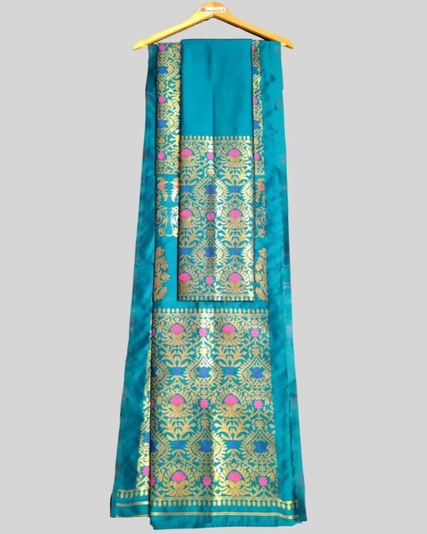 MS-PP-06-Blu-Sanvi (1) Poly Paat Mekhela Sador – Traditional NorthEast