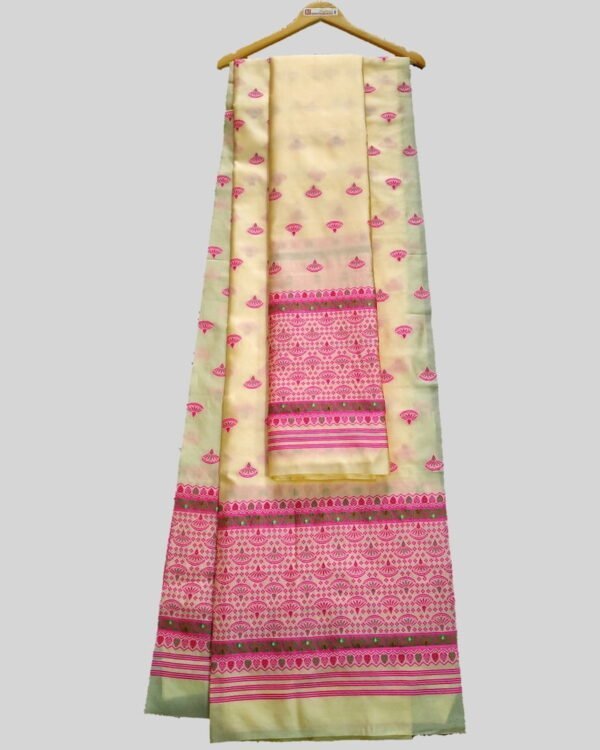 MS-PP-08-Ghe-c-Sanv (1) Poly Paat Mekhela Sador – Traditional NorthEast