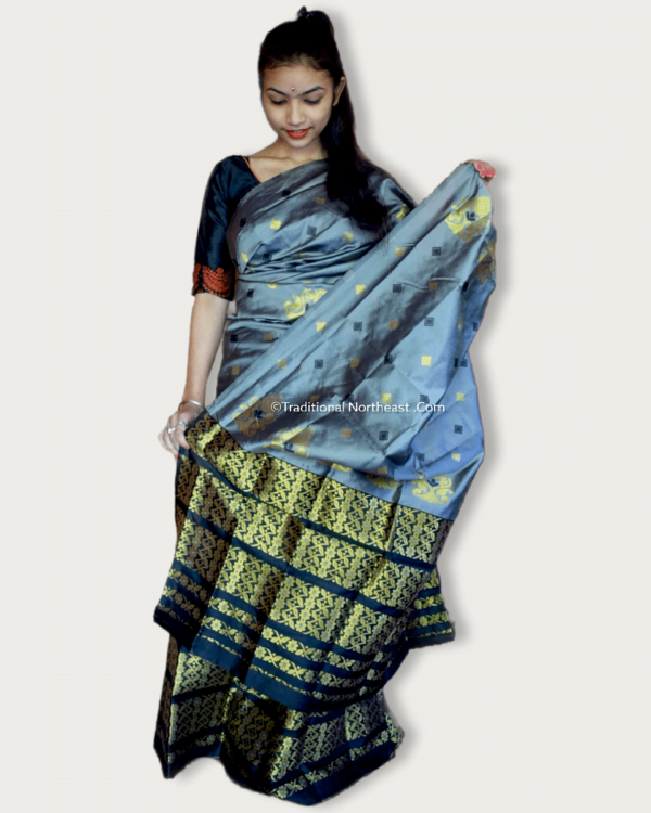 Premium Mix Paat Mekhela Sador &ndash; Traditional NorthEast