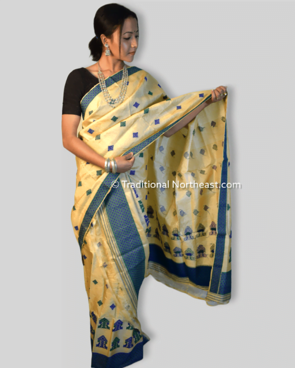 Pure Toss Mekhela Sador with Lab Tested Mark &ndash; Traditional NorthEast