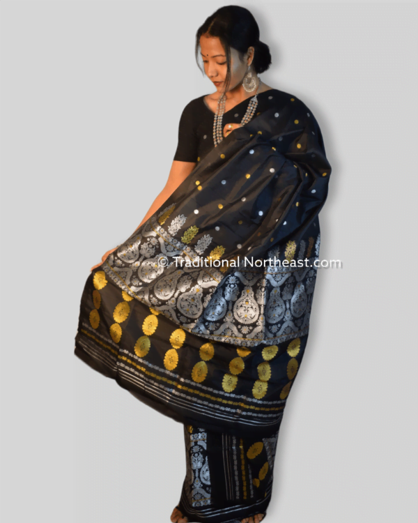 Premium poly paat Mekhela Sador &ndash; Traditional NorthEast