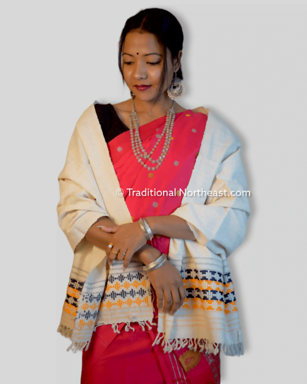 Handwoven Pure Eri stole &ndash; Traditional NorthEast