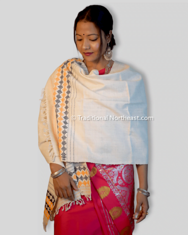 Handwoven Pure Eri stole &ndash; Traditional NorthEast