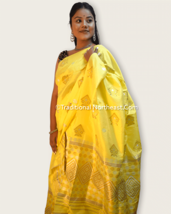 Premium Mix Paat Mekhela Sador &ndash; Traditional NorthEast