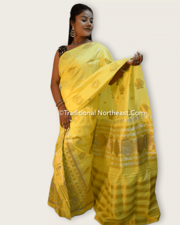 Premium Mix Paat Mekhela Sador &ndash; Traditional NorthEast