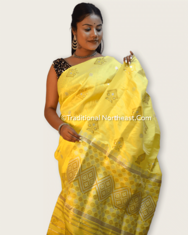 Premium Mix Paat Mekhela Sador &ndash; Traditional NorthEast