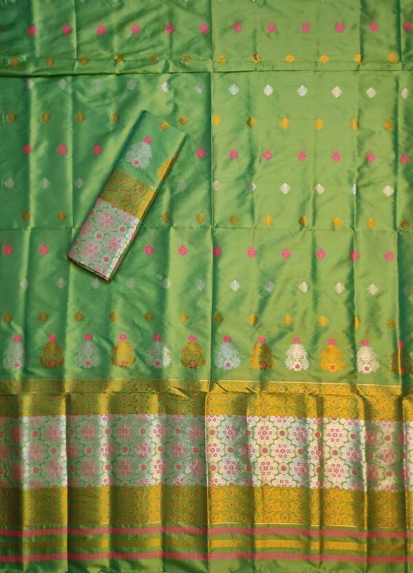 Premium Mix Paat Mekhela Sador &ndash; Traditional NorthEast
