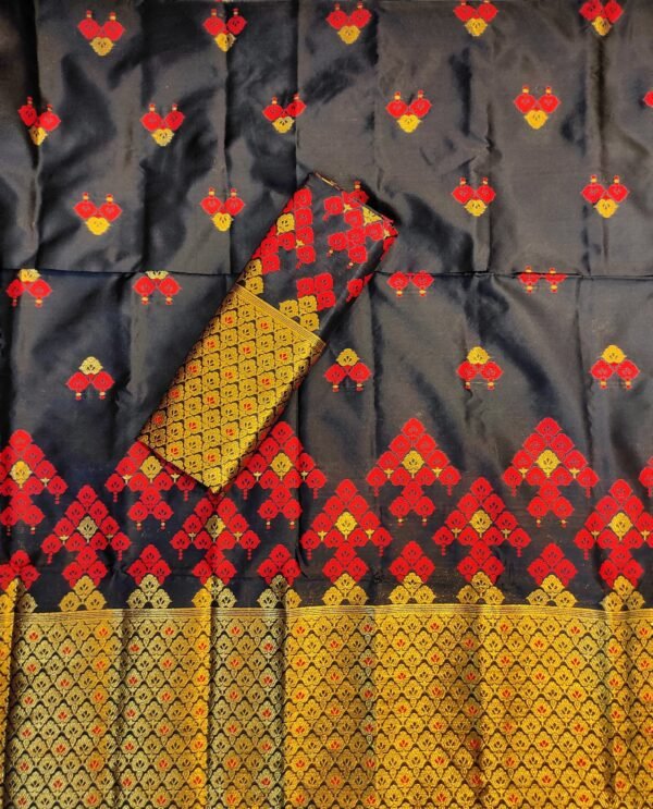 Premium Mix Paat Mekhela Sador &ndash; Traditional NorthEast