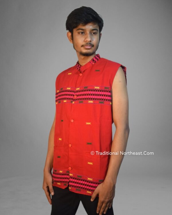Traditional Waistcoat- Karbi Design &ndash; Traditional NorthEast