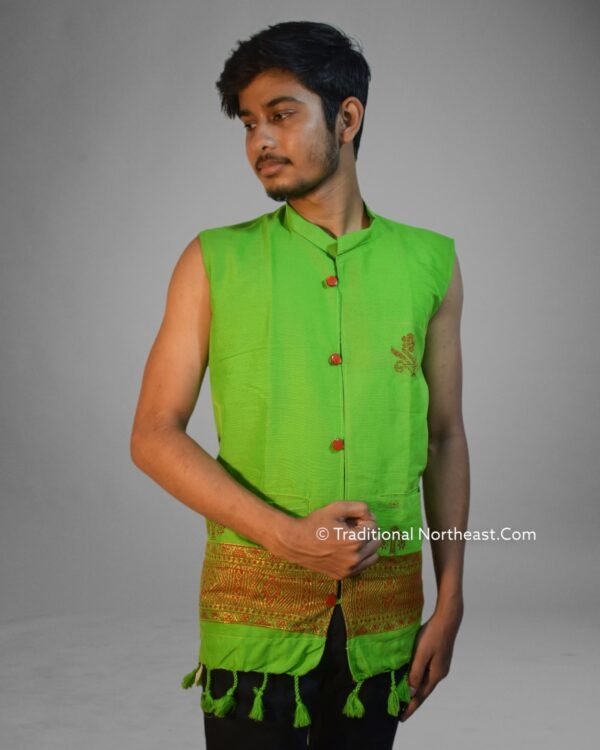 Traditional_Waistcoat_For_Man_115 Traditional Waistcoat- Karbi Design – Traditional NorthEast
