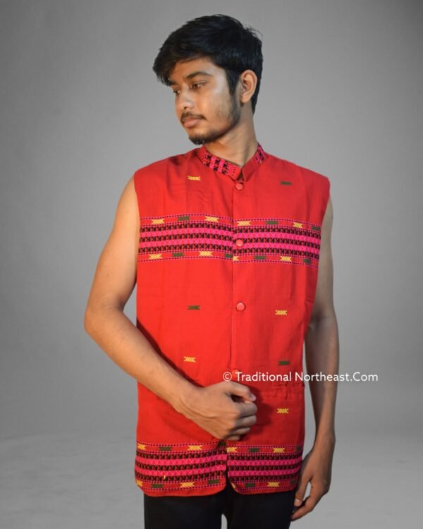 Traditional Waistcoat- Karbi Design &ndash; Traditional NorthEast