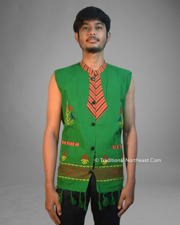 Traditional Waistcoat- Karbi Design &ndash; Traditional NorthEast