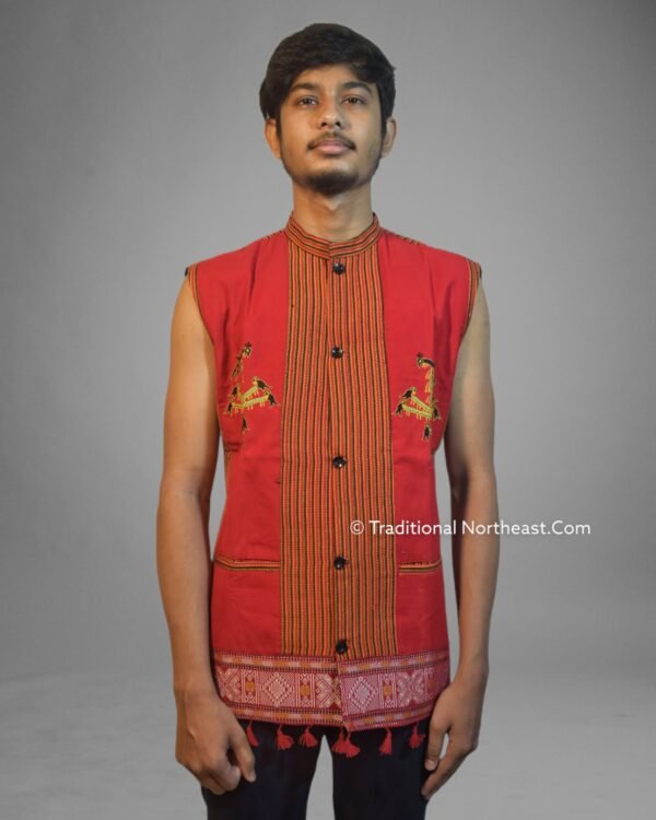 Traditional Waistcoat- Karbi Design &ndash; Traditional NorthEast