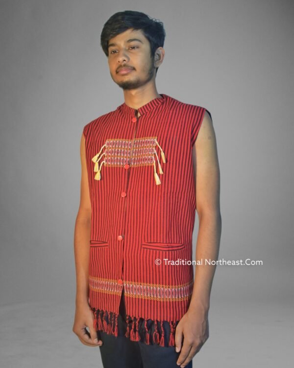 Traditional Waistcoat- Karbi Design &ndash; Traditional NorthEast