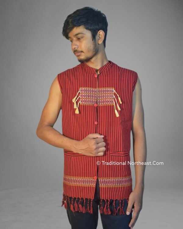 Traditional Waistcoat- Karbi Design &ndash; Traditional NorthEast