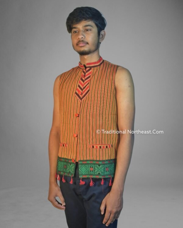 WaistCoat -Men - Karbi Design &ndash; Traditional NorthEast