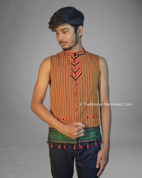 WaistCoat -Men - Karbi Design &ndash; Traditional NorthEast