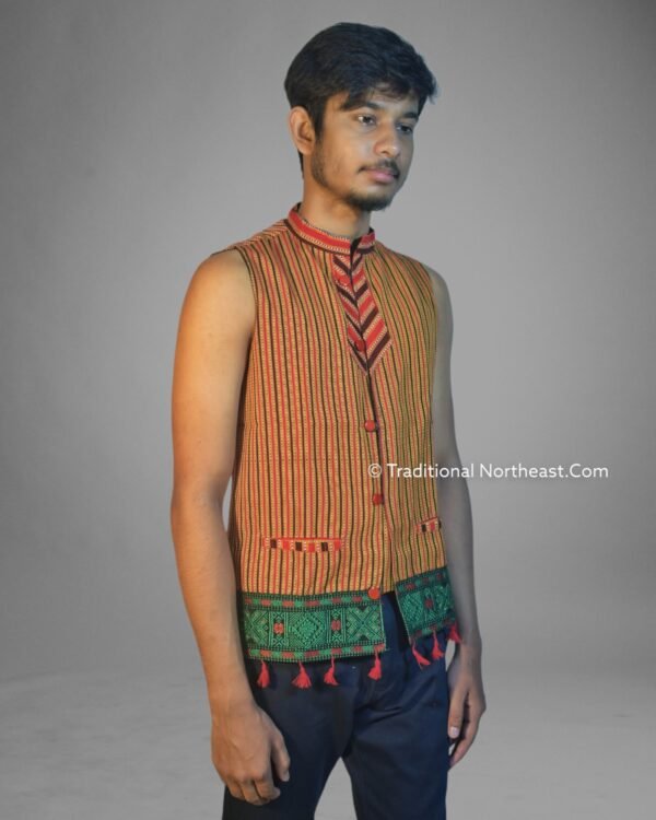 WaistCoat -Men - Karbi Design &ndash; Traditional NorthEast
