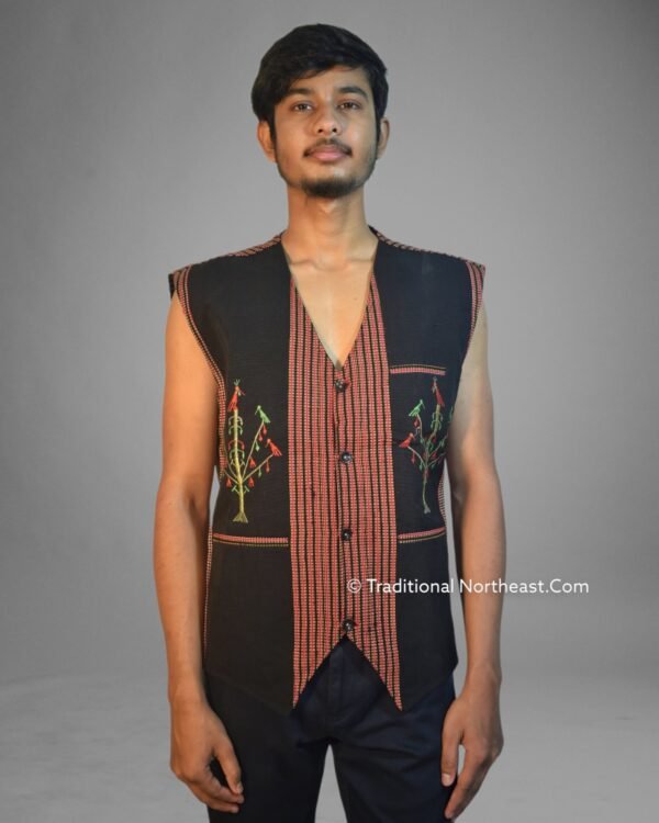 Traditional Waistcoat- Karbi Design &ndash; Traditional NorthEast