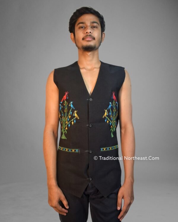 Traditional Waistcoat- Karbi Design &ndash; Traditional NorthEast
