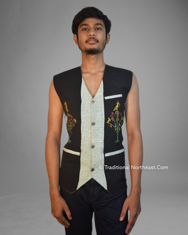 Traditional Waistcoat- Karbi Design &ndash; Traditional NorthEast