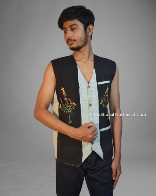 Traditional Waistcoat- Karbi Design &ndash; Traditional NorthEast