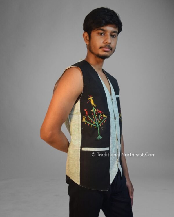Traditional Waistcoat- Karbi Design &ndash; Traditional NorthEast