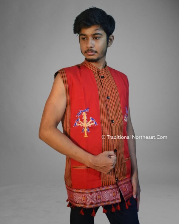 Traditional Waistcoat- Karbi Design &ndash; Traditional NorthEast