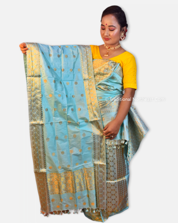 Bodo Dokhona Set - Pure Juri Paat &ndash; Traditional NorthEast