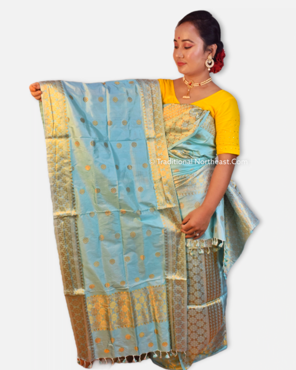 Bodo Dokhona Set - Pure Juri Paat &ndash; Traditional NorthEast