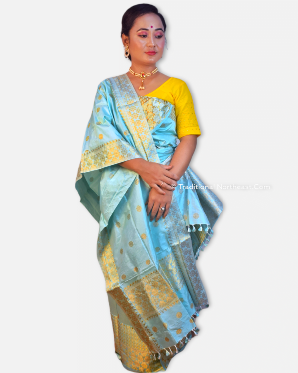 Bodo Dokhona Set - Pure Juri Paat &ndash; Traditional NorthEast