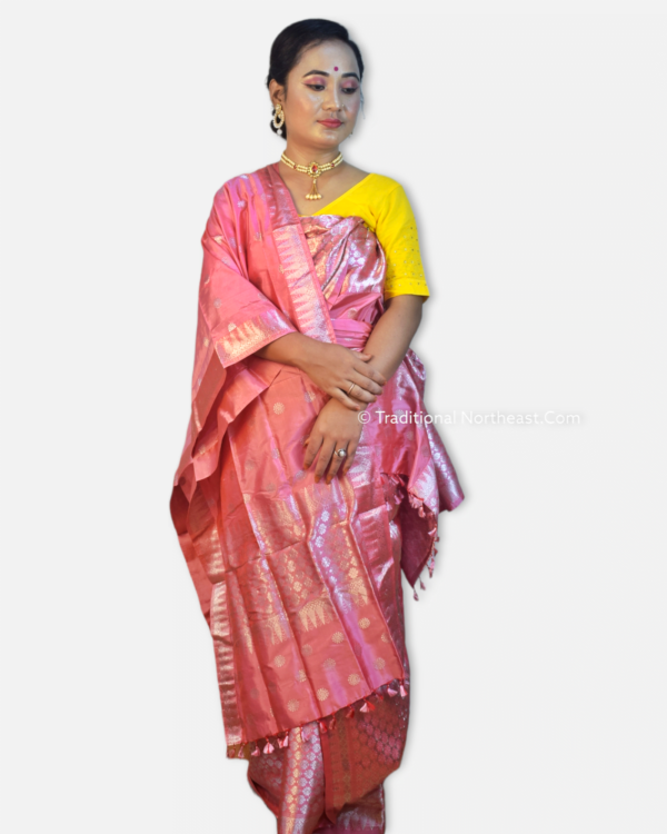 Bodo Dokhona Set - Pure Juri Paat &ndash; Traditional NorthEast