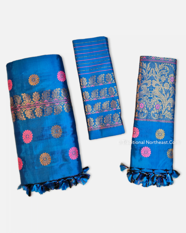 Bodo Dokhona Set - Pure Juri Paat &ndash; Traditional NorthEast