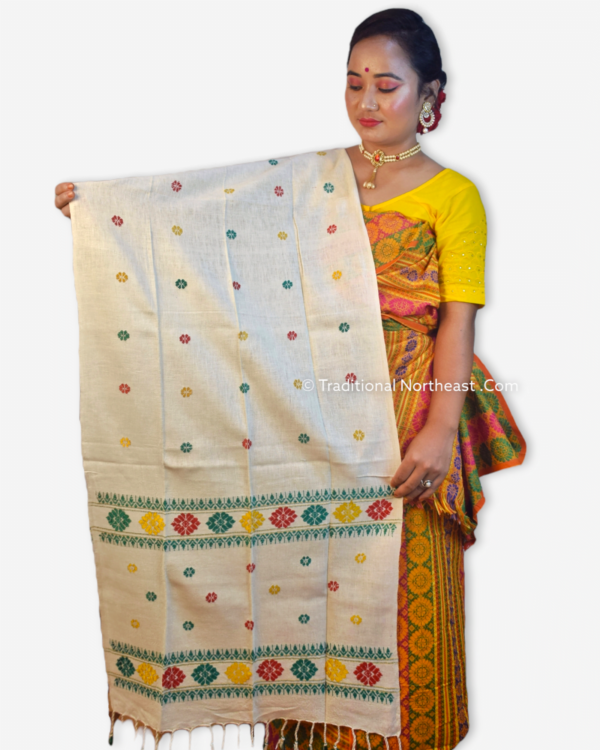 Indi Fasra - Bodo Traditional Pure Eri Stole &ndash; Traditional NorthEast