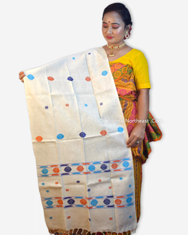 Indi Fasra - Bodo Traditional Pure Eri Stole &ndash; Traditional NorthEast