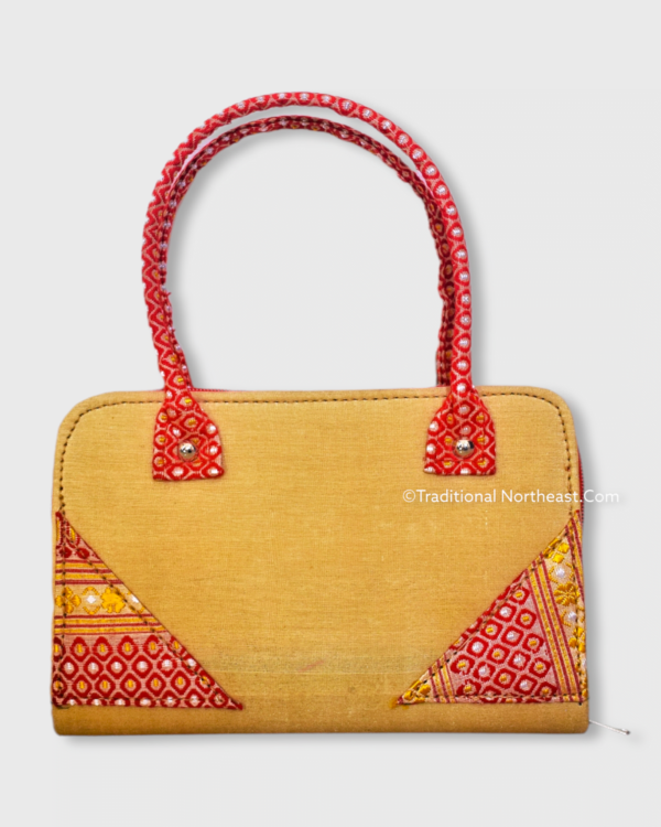 Muga Traditional Hand Bag - Pakhi Handle Design. &ndash; Traditional NorthEast