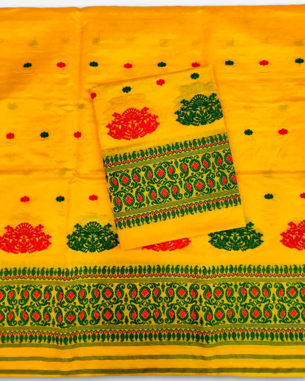Mix Toss Handmade Sador Mekhela Set &ndash; Traditional NorthEast