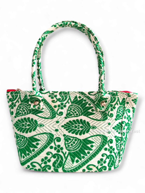 Traditional Handbag Assamese Sling Bag with Gamusa Design &ndash; Traditional NorthEast