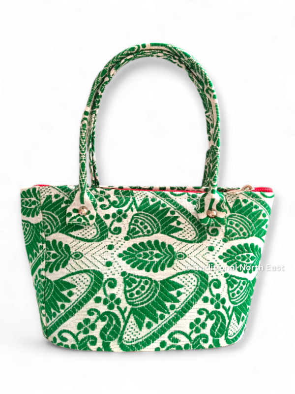 Traditional Handbag Assamese Sling Bag with Gamusa Design &ndash; Traditional NorthEast