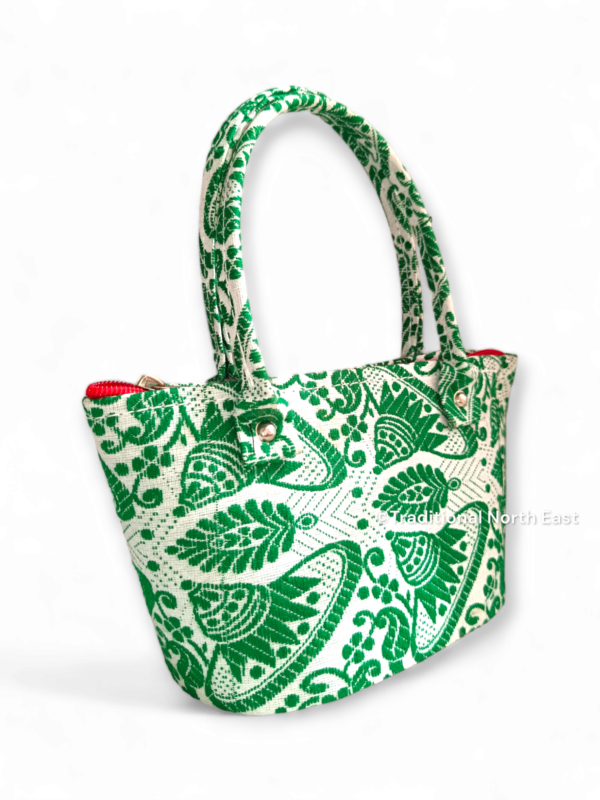 Traditional Handbag Assamese Sling Bag with Gamusa Design &ndash; Traditional NorthEast