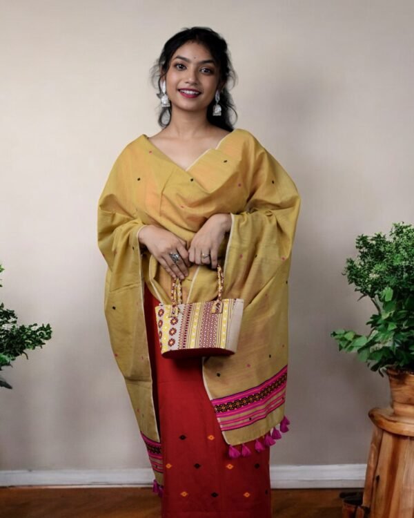 Dimasa Rikhaosa- Dupatta- Shawl &ndash; Traditional NorthEast