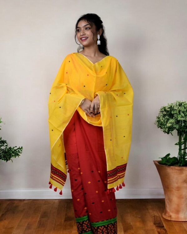 Dimasa Rikhaosa- Dupatta- Shawl &ndash; Traditional NorthEast