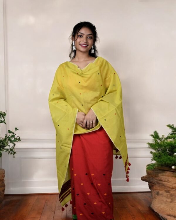 Dimasa Rikhaosa- Dupatta- Shawl &ndash; Traditional NorthEast